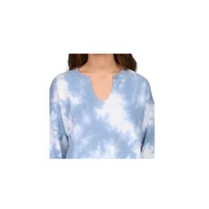 Sanctuary Perfect Cotton Sweatshirt Oasis Sky Blue Large NWT